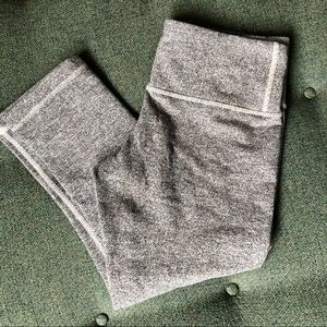 Lululemon Wunder Under Herringbone Crop